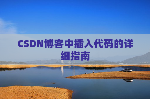 CSDN博客中插入代码的详细指南